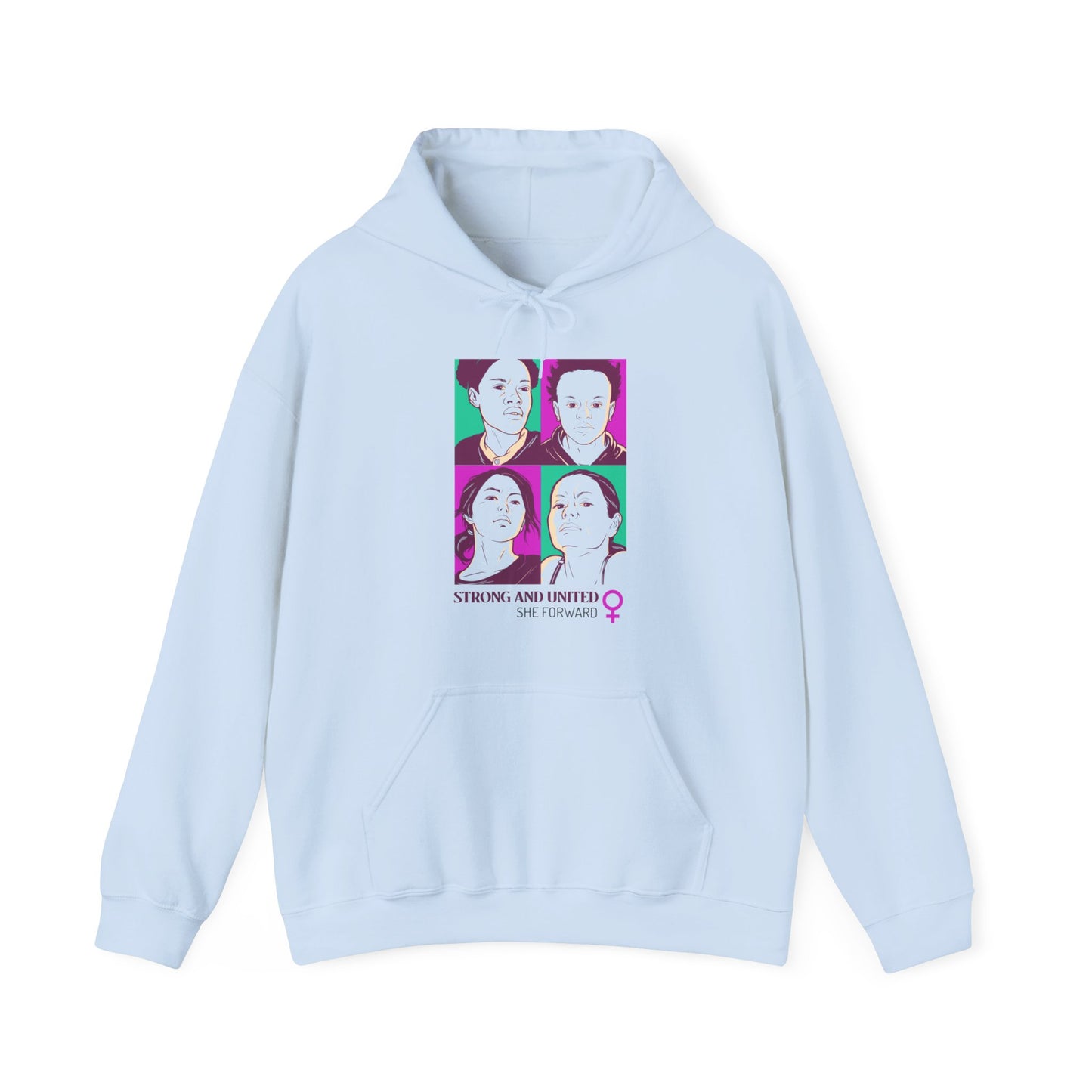 "She Forward" Hooded Sweatshirt