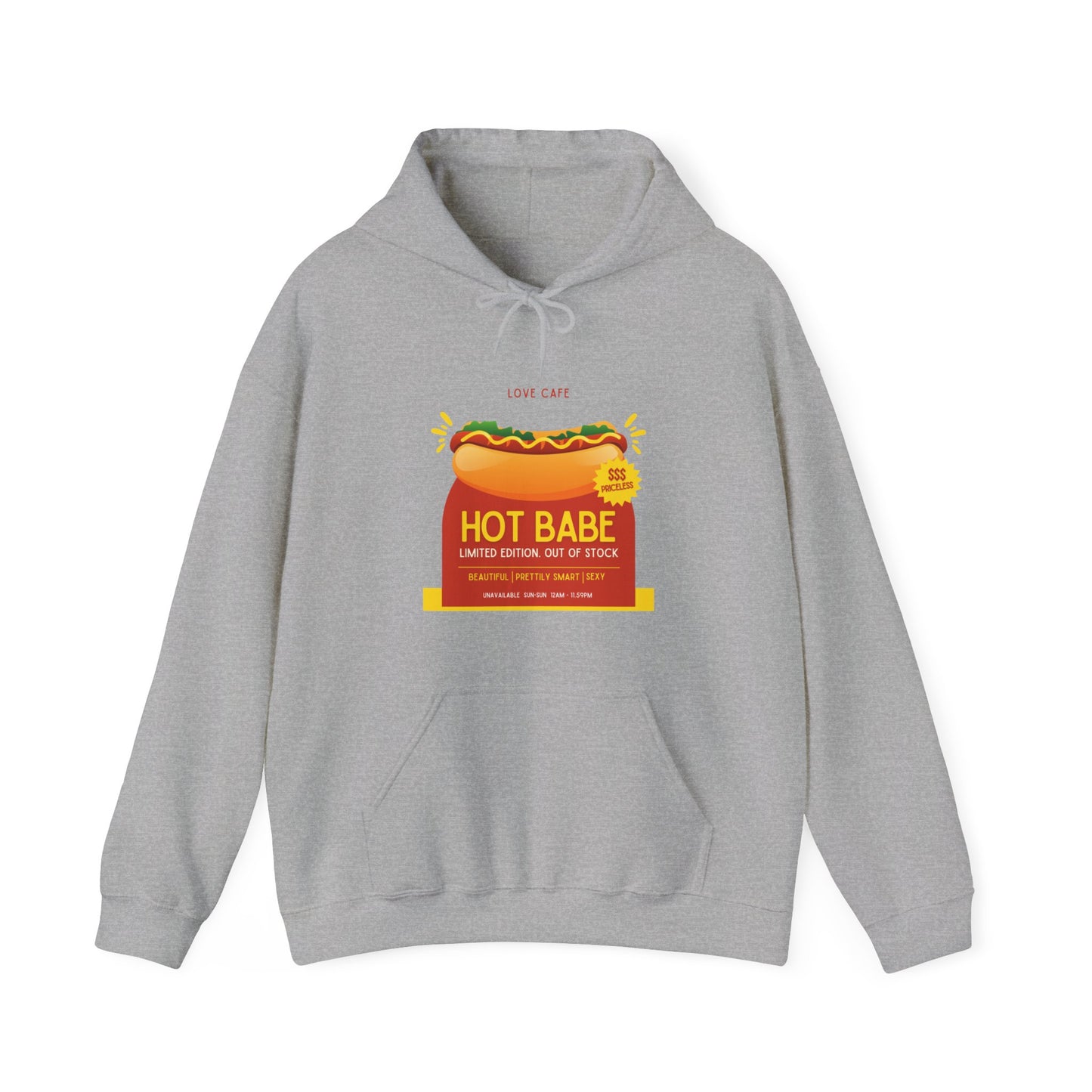 'Hot Babe' Hooded Sweatshirt