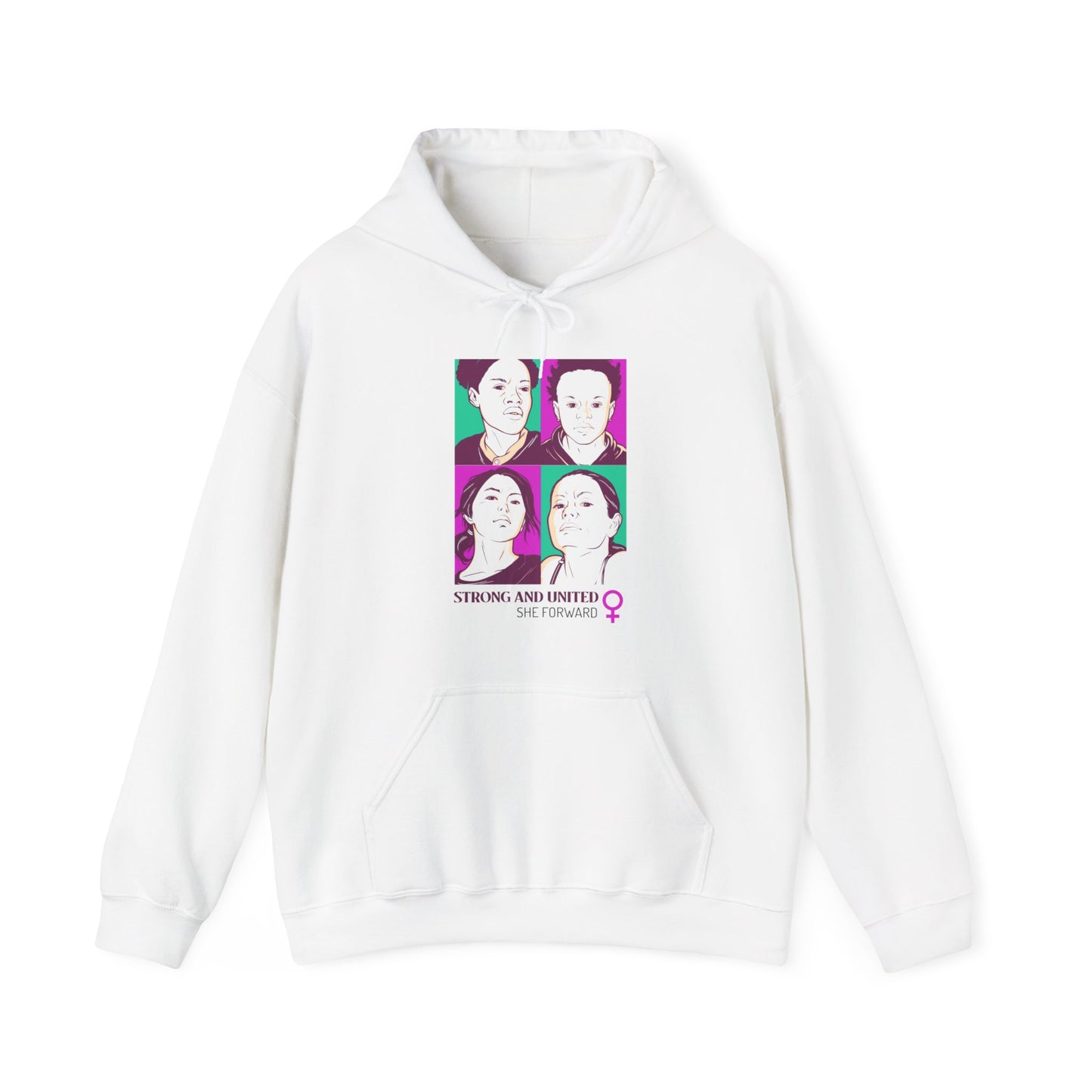 "She Forward" Hooded Sweatshirt