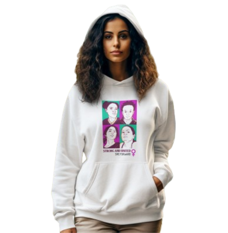 "She Forward" Hooded Sweatshirt