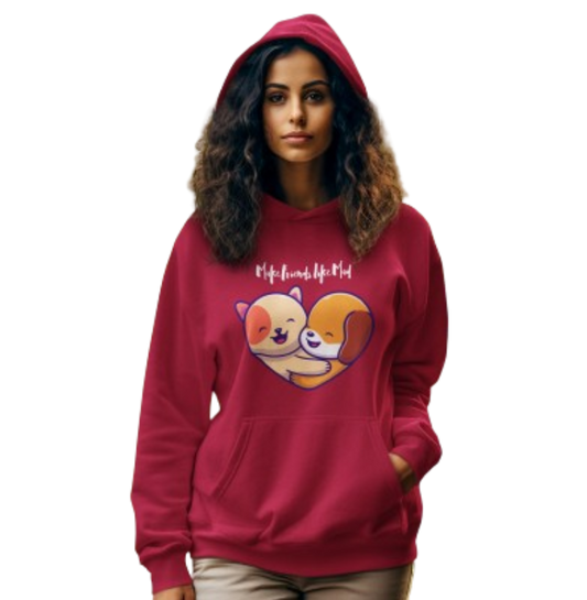 "Make Friends Like Mad" Hooded Sweatshirt