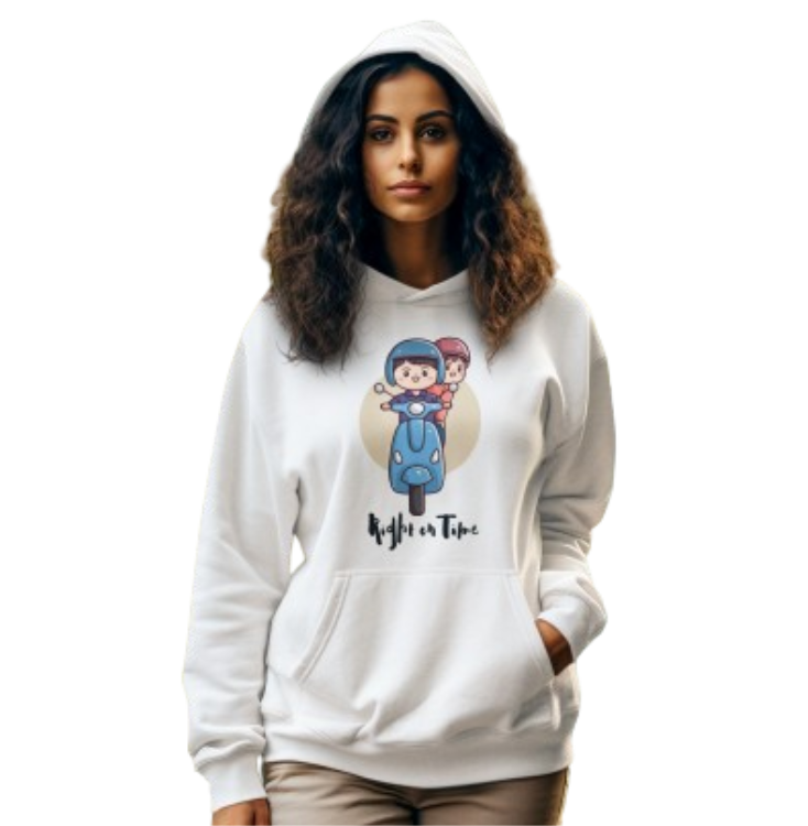 'Right On Time' Hooded Sweatshirt