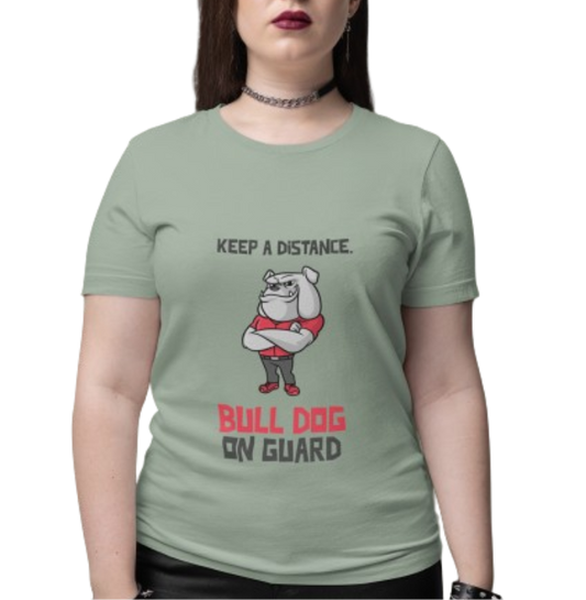 Bulldog on Guard" T-shirt